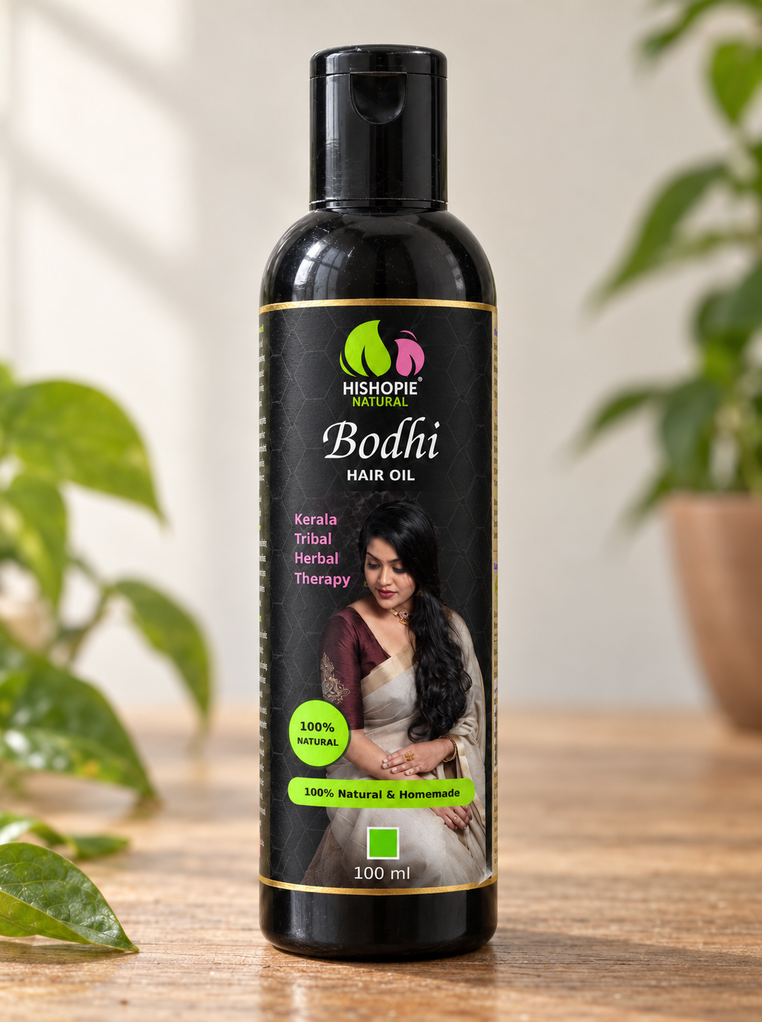 Bodhi Tribal Hair Oil black label bottle