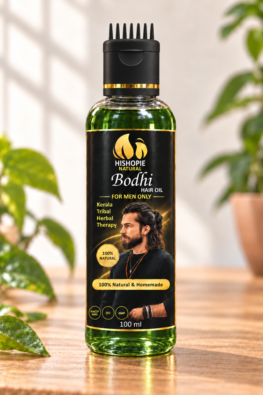 Bodhi Daily Hair Oil gold label bottle